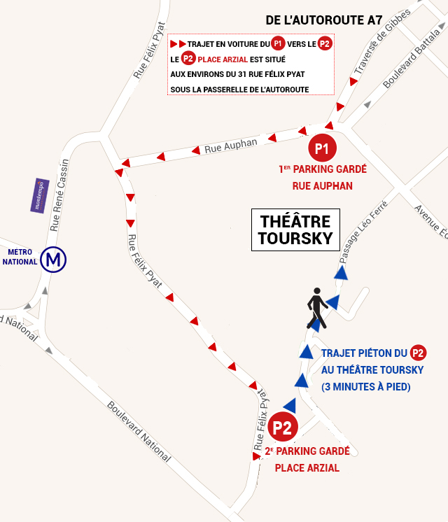 PLAN PARKING TOURSKY